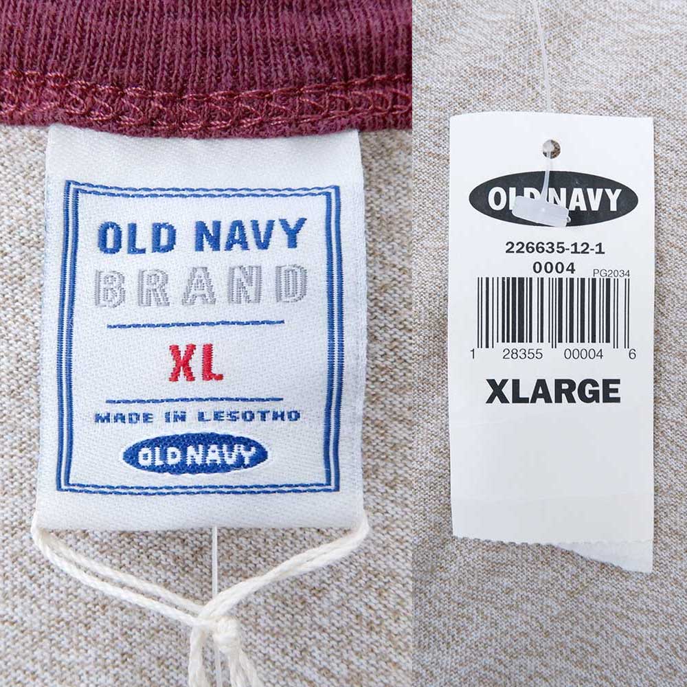 Early 00's OLD NAVY リンガーTシャツ 