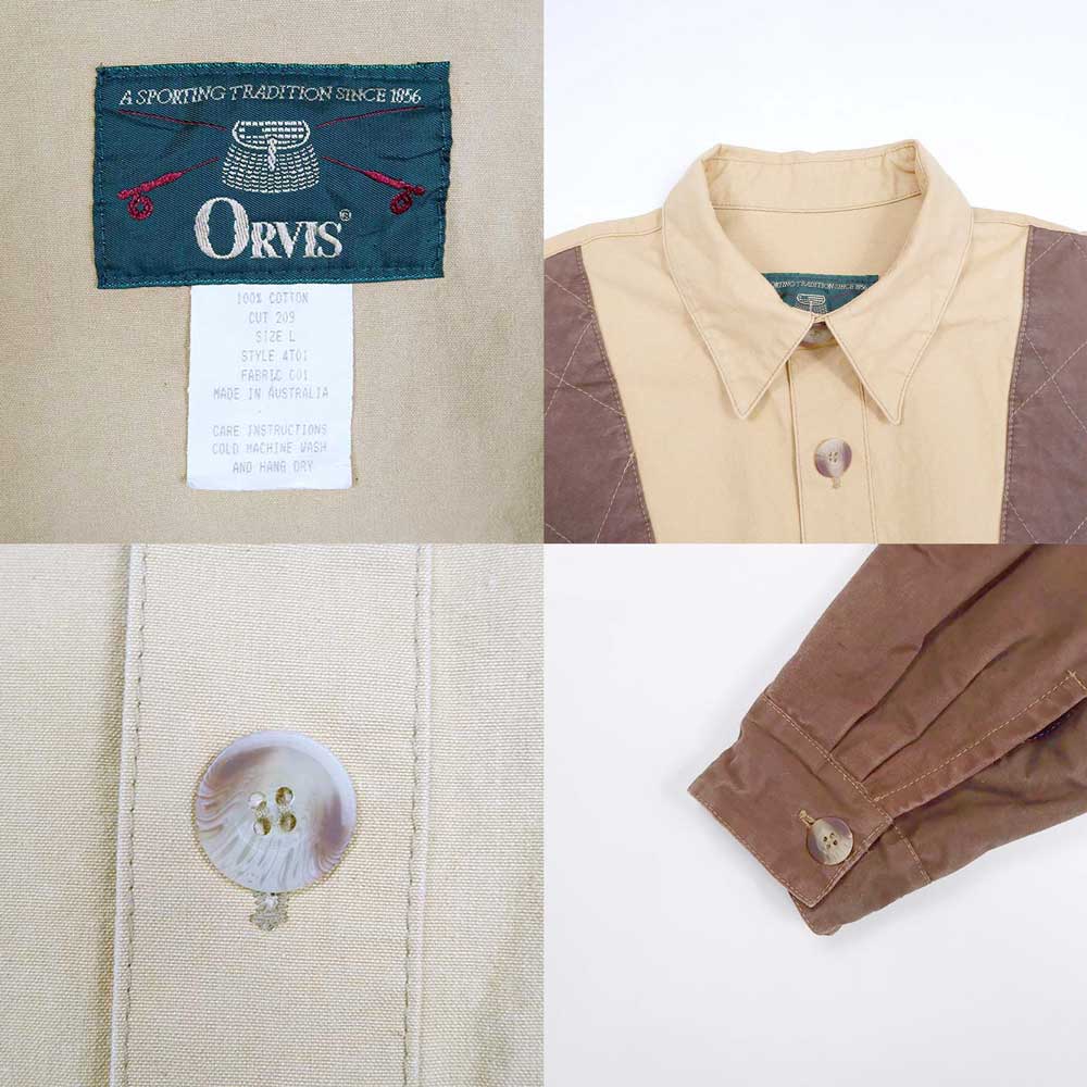 80-90's ORVIS ハンティングシャツジャケット