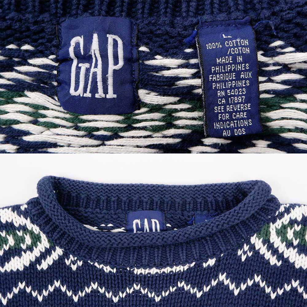 90s OLD GAP オールドギャップ　ロールネック　　ヴィンテージ