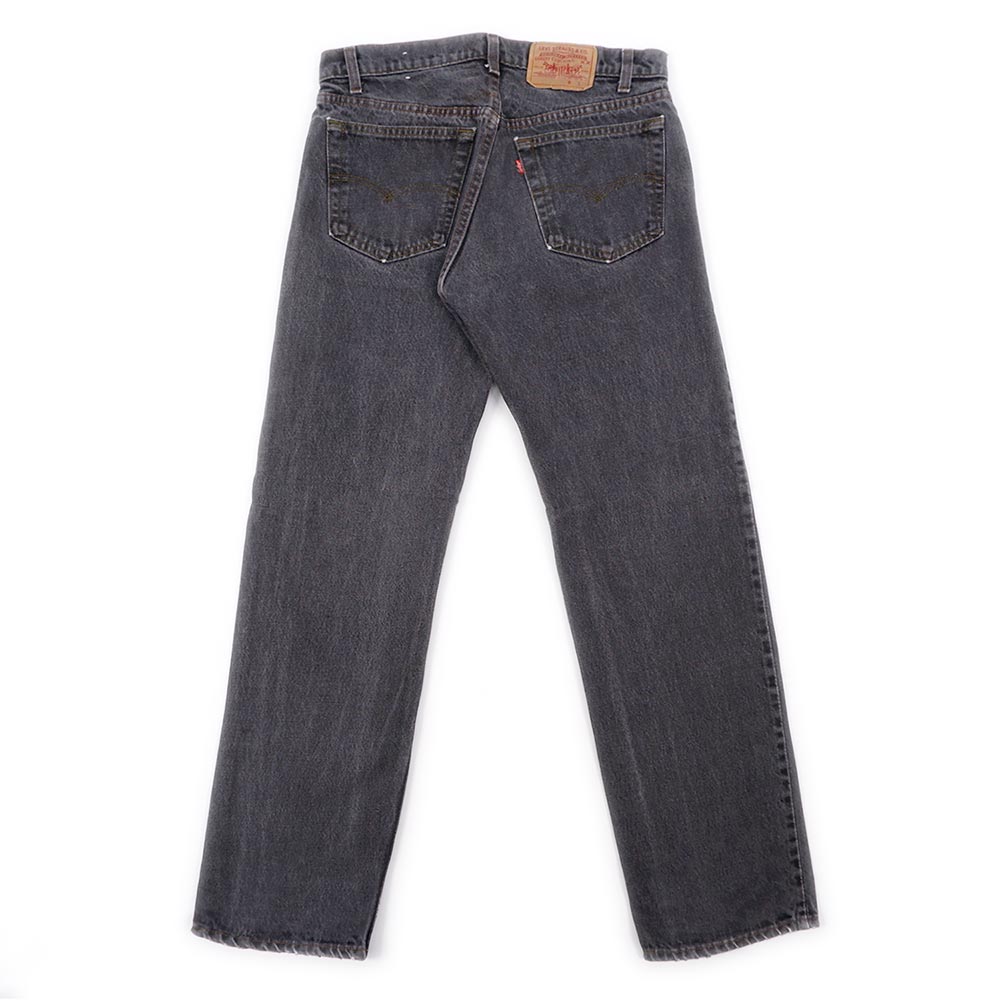 90's Levi's 505-0259 先染め ブラックデニムパンツ 