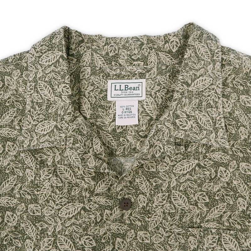 00's L.L.Bean 総柄 オープンカラーシャツmtp03251001608939｜VINTAGE ...