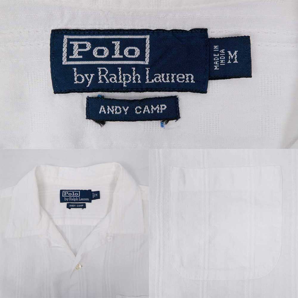 90's Polo Ralph Lauren S/S オープンカラーシャツ 