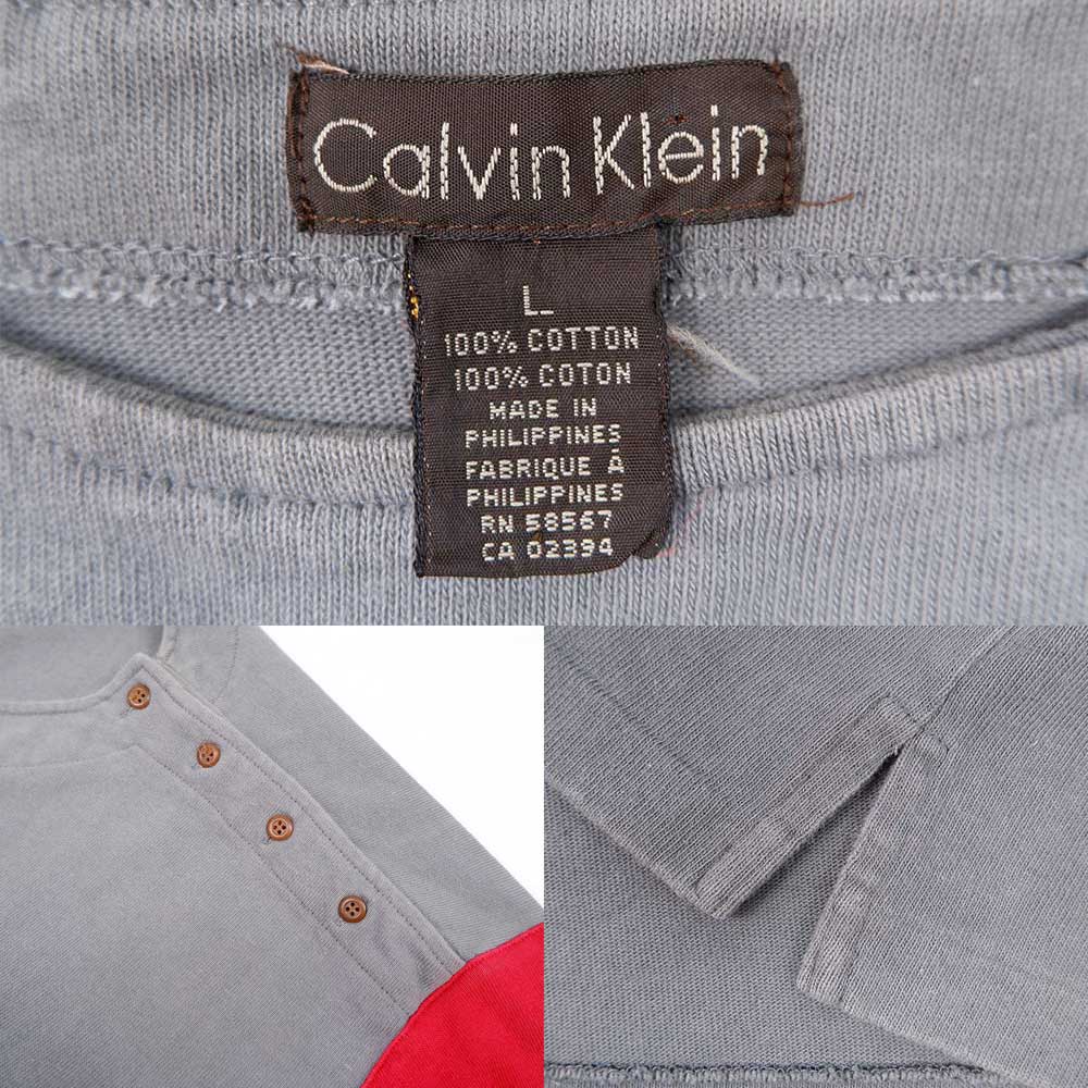 90's Calvin Klein ボートネックカットソーmtp01132601254941｜VINTAGE / ヴィンテージ-T-SHIRT