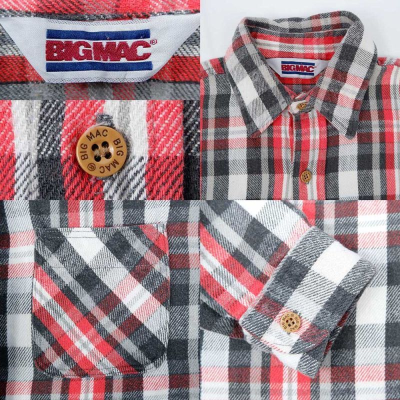 80's BIG MAC ヘビーネルシャツmtp03011301252442｜VINTAGE / ヴィンテージ-SHIRT / シャツ