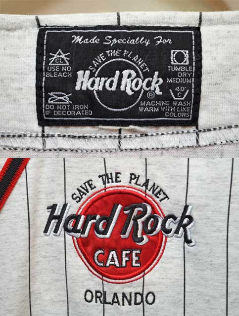 90's Hard Rock CAFE ベースボールシャツmtp03961201502042｜VINTAGE 