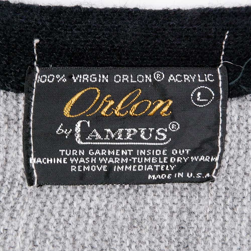 70's Campus アクリルカーディガン “MADE IN USA”