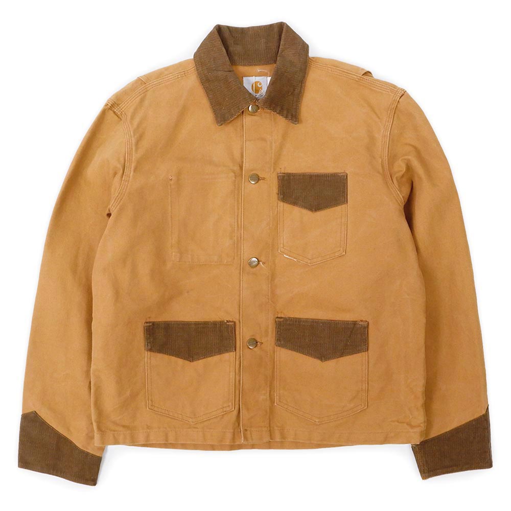 80's Carhartt コーデュロイ切り替え ワークジャケット “MADE IN USA”