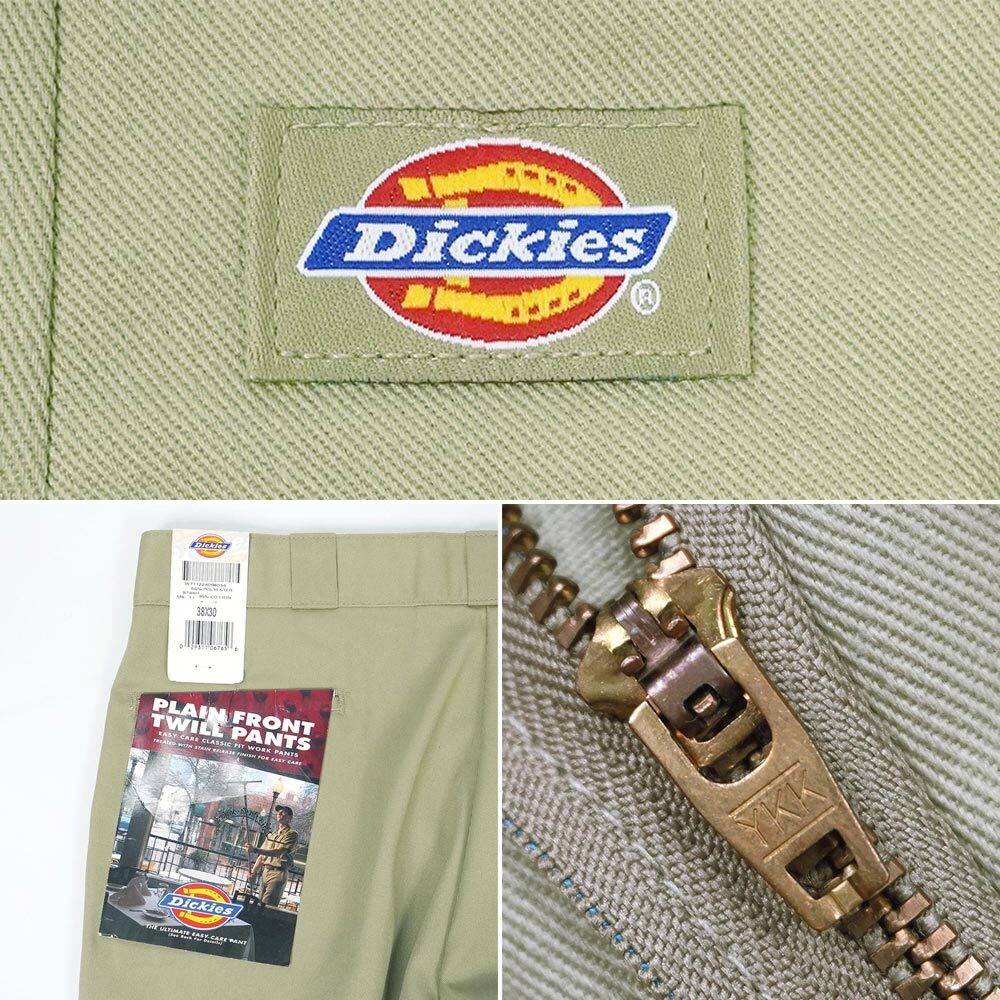 90s USA製 Dickiesディッキーズ 874 ワークパンツ カーキ w38