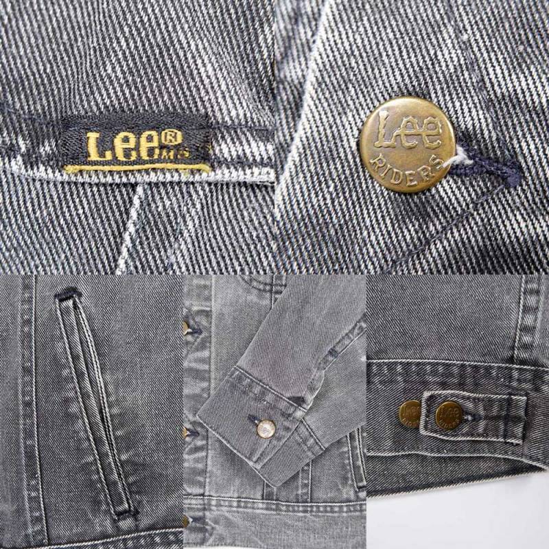 90's Lee 101-J型 ブラックデニムジャケットmot019a0501752944