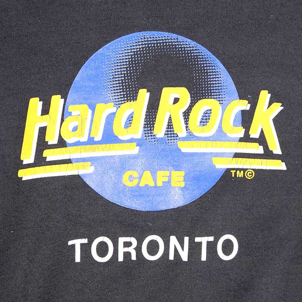 90's Hard Rock CAFE ロゴ スウェット "MADE IN CANADA"mtp04040701501544｜VINTAGE