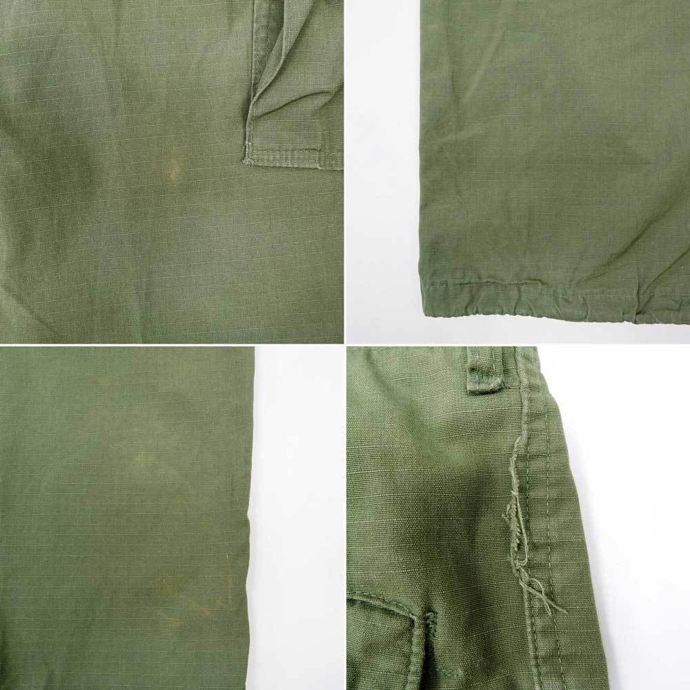 60s US Army Jungle Fatigue Jacket 4th Model Rip