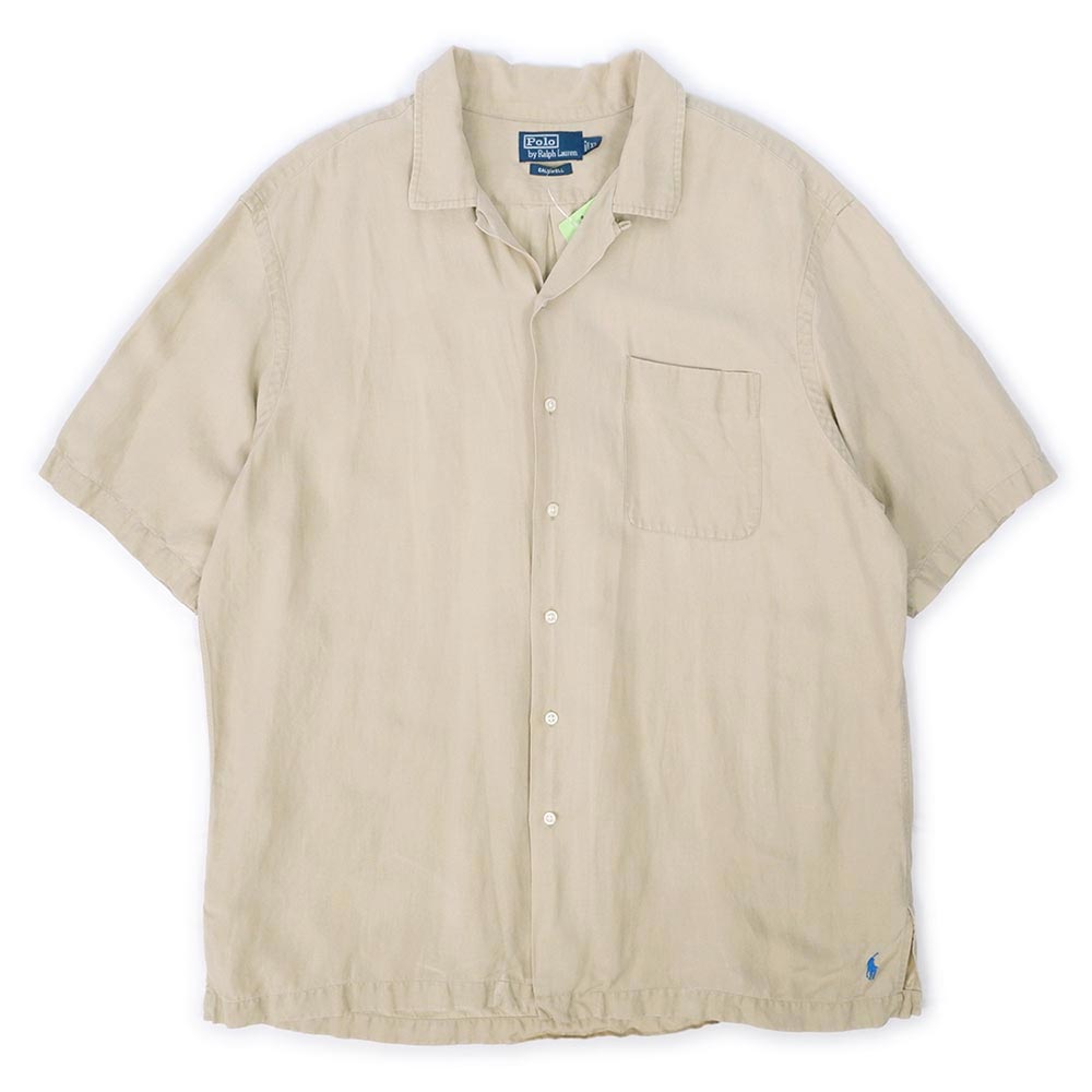 90's Polo Ralph Lauren S/S オープンカラーシャツ 