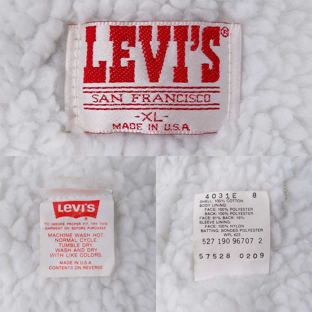 80's Levi's デニムボアジャケット 