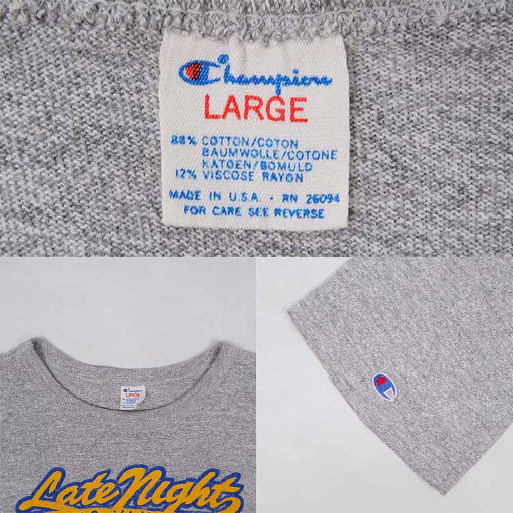 80's Champion 88/12 プリントTシャツ "MADE IN USA"mtp01171601256247｜VINTAGE