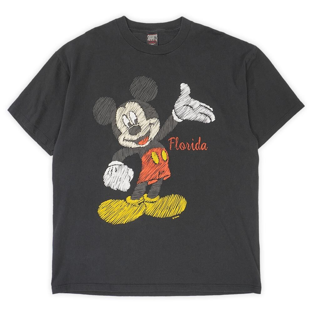 90's Disney キャラクタープリントTシャツ 