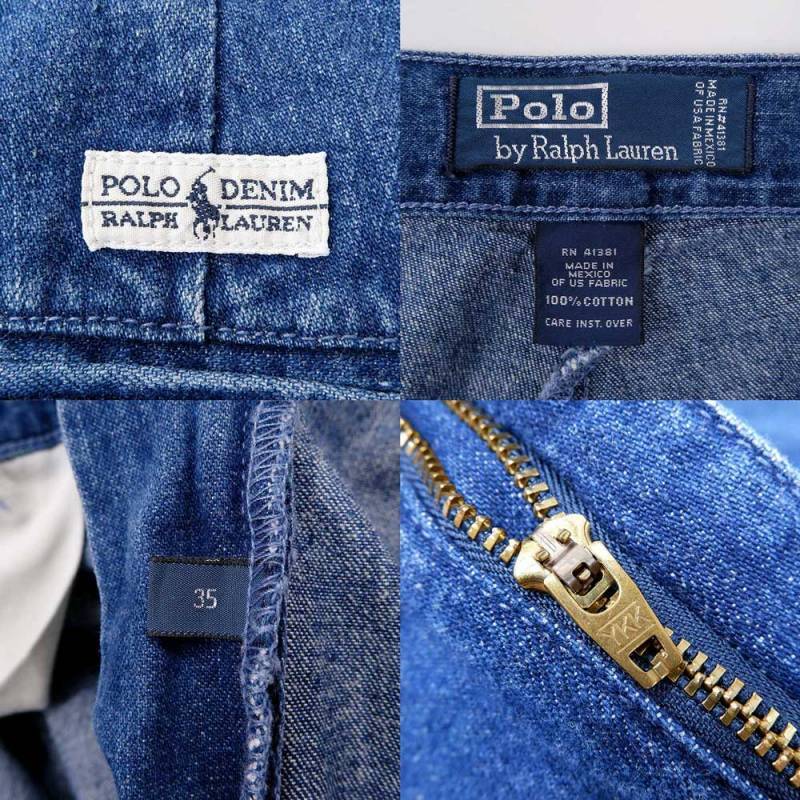 's Polo Ralph Lauren 2タック デニムショーツmbm