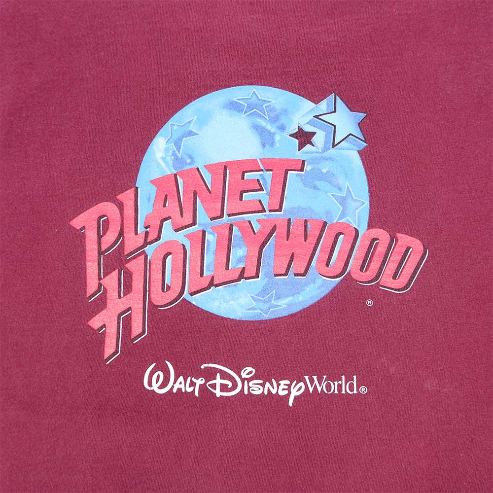 90's PLANET HOLLYWOOD ロゴプリントTシャツ “MADE IN USA