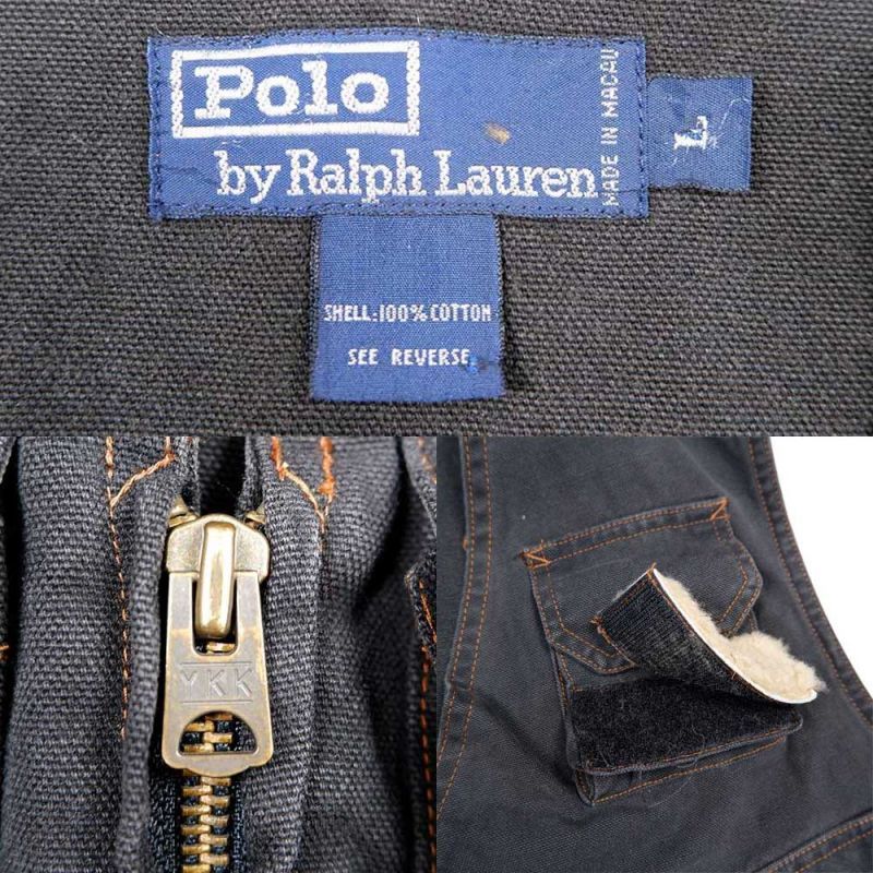 90's Polo Ralph Lauren フィッシングベスト “BLACK”