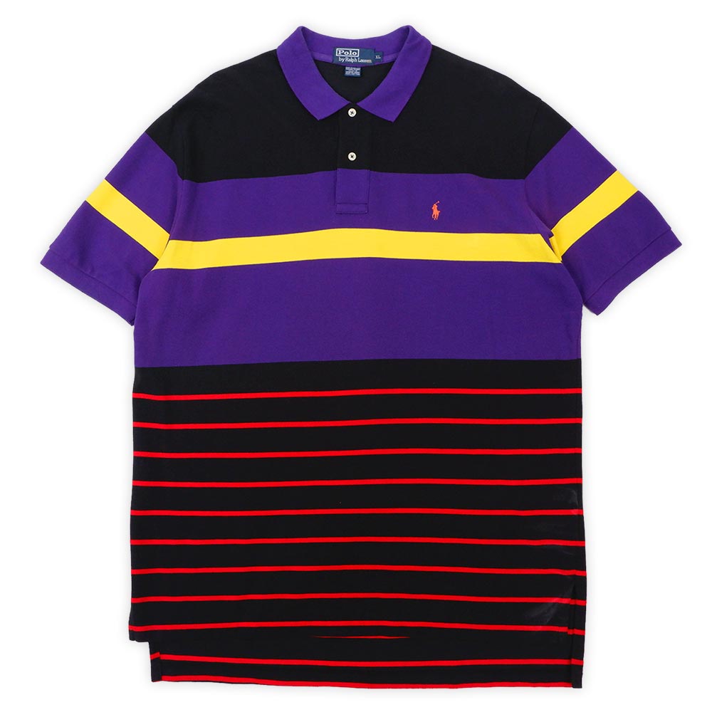 90's Polo Ralph Lauren カラーブロック ポロシャツ