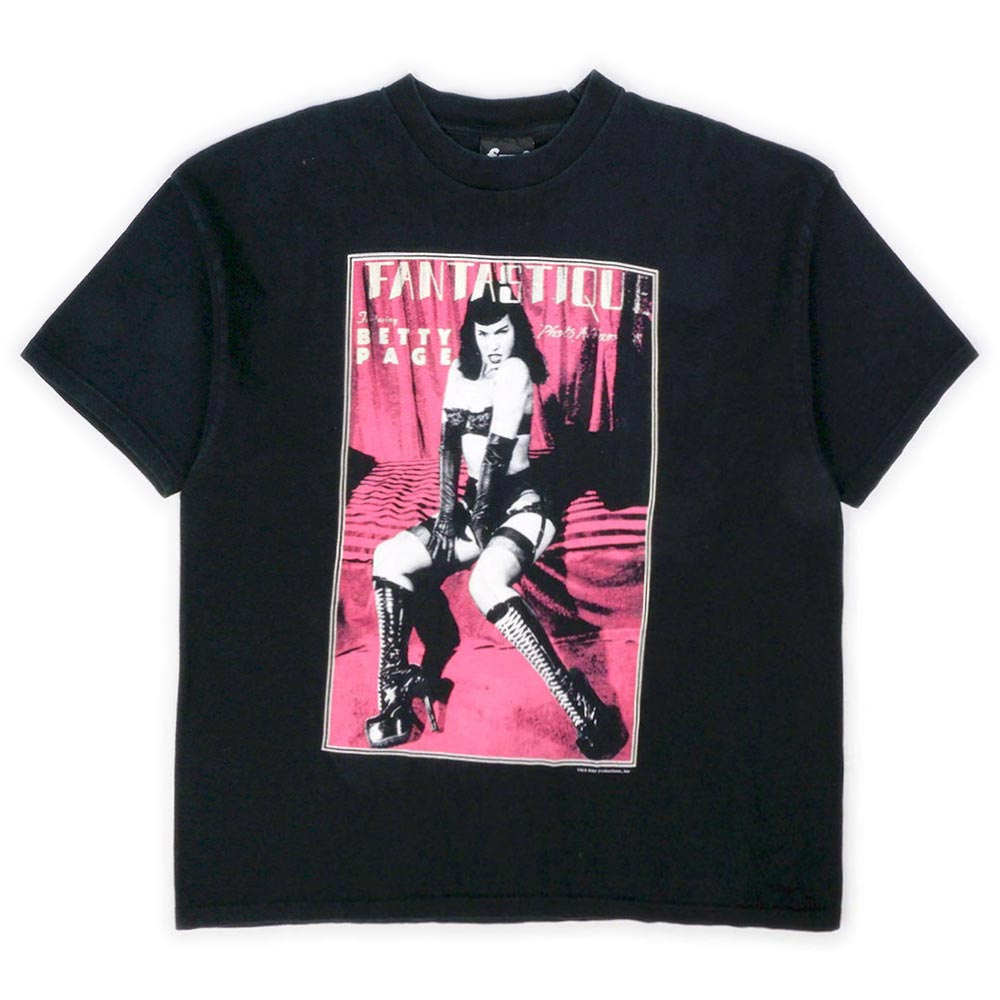 90's BETTY PAGE フォトプリントTシャツ 