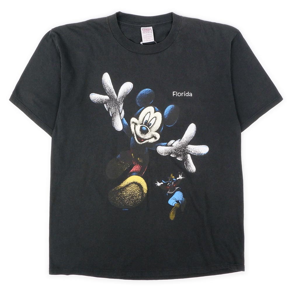 90's Disney 両面プリントTシャツ “Mickey Mouse × GOOFY / MADE IN USA”