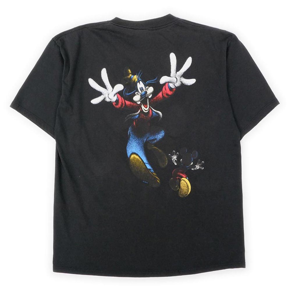 90's Disney 両面プリントTシャツ “Mickey Mouse × GOOFY / MADE IN USA”