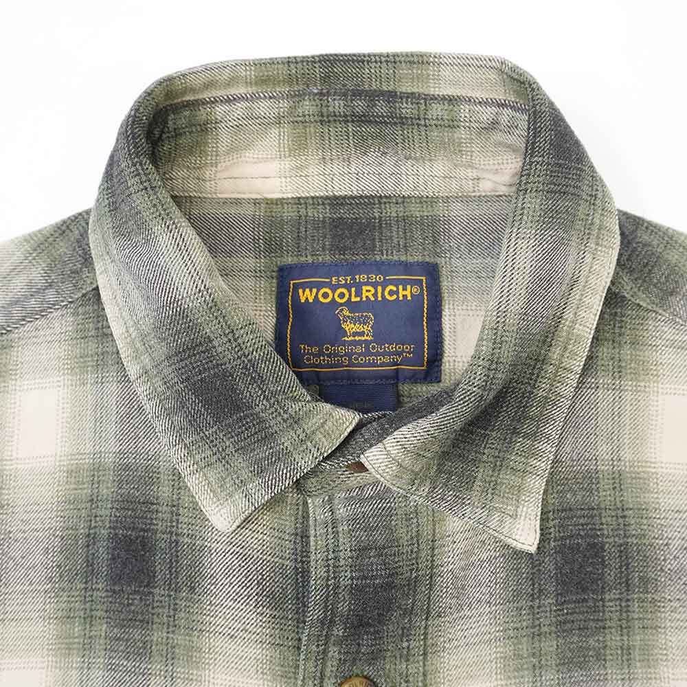 90's Woolrich オンブレチェック柄 フランネルシャツ