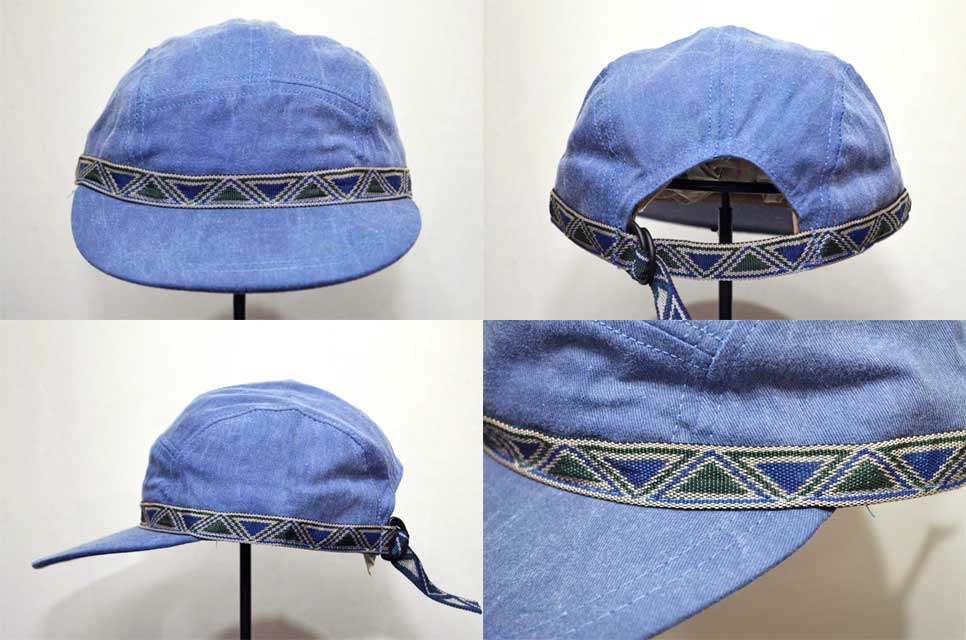 90's L.L.Bean 5panel Camper Cap “BLUE / DEADSTOCK 