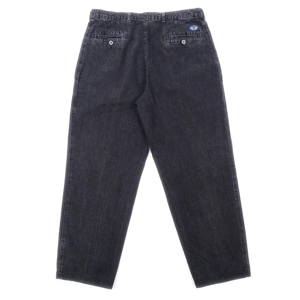 DOCKERS ブラックデニム トラウザー 先染め W30 L30 levi´s-