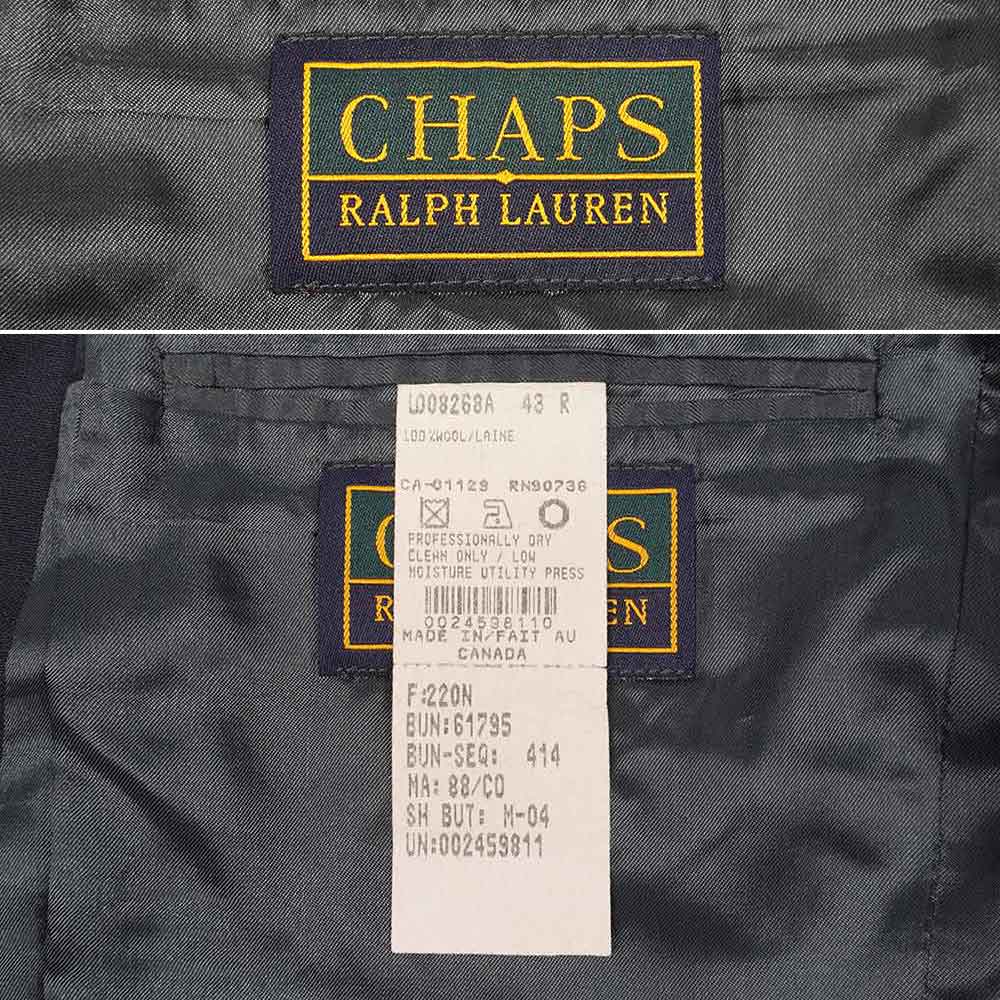 90's CHAPS RALPH LAUREN テーラードジャケット 