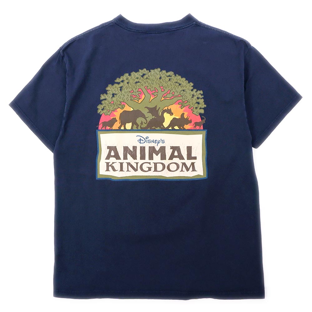 00's Disney's ANIMAL KINGDOM 両面プリントTシャツ
