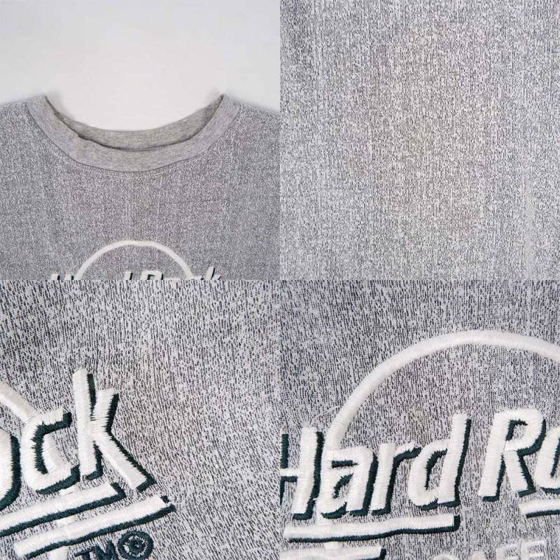 90's Hard Rock Cafe ロゴ刺繍 スウェット 