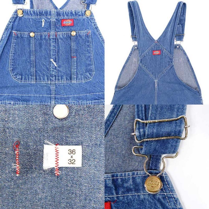 90's Dickies デニムオーバーオールmbm02032202002159｜VINTAGE / ヴィンテージ-PANTS /  パンツ｜usedvintage box Hi-smile