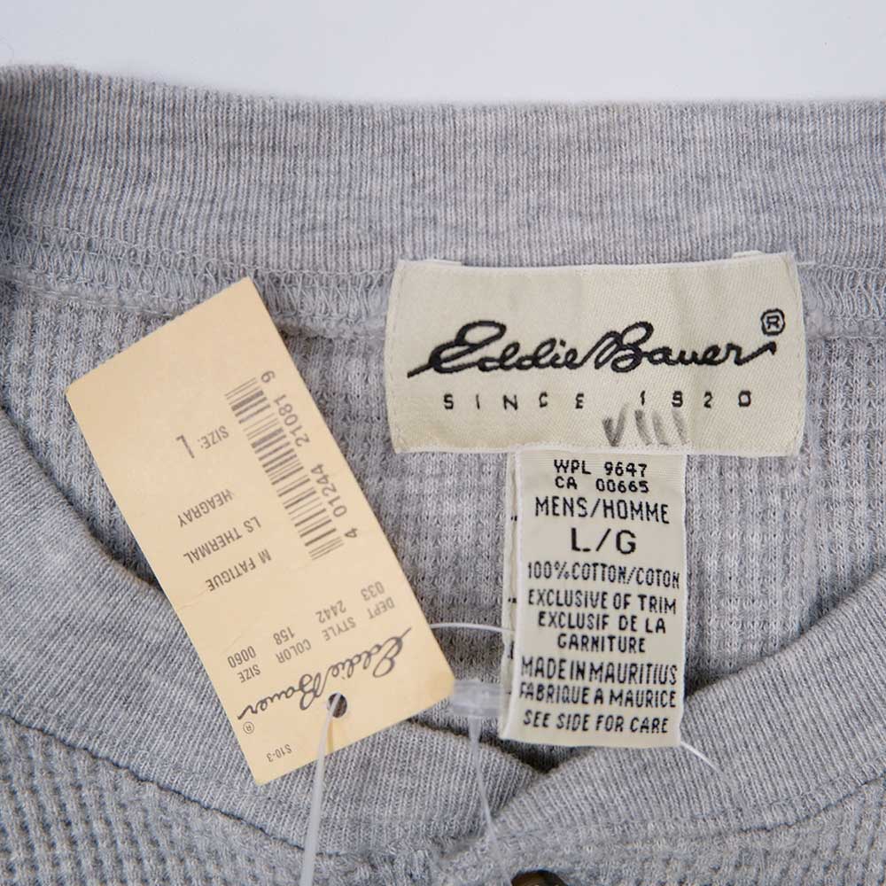 90's Eddie Bauer ヘンリーネックカットソー 