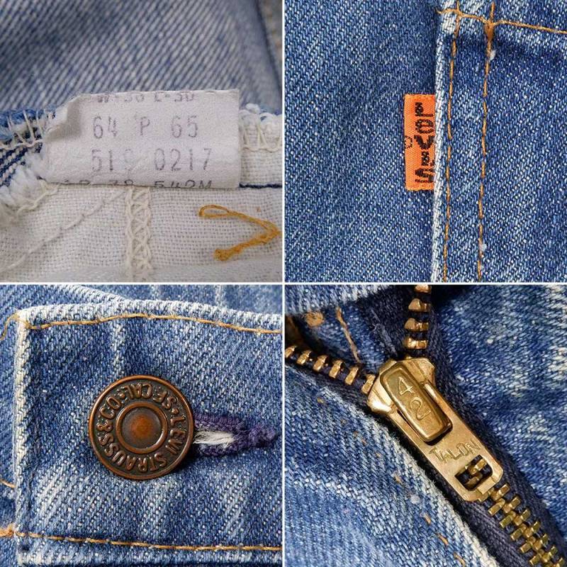 70s Levis 519ストレート made in USA　ビンテージ