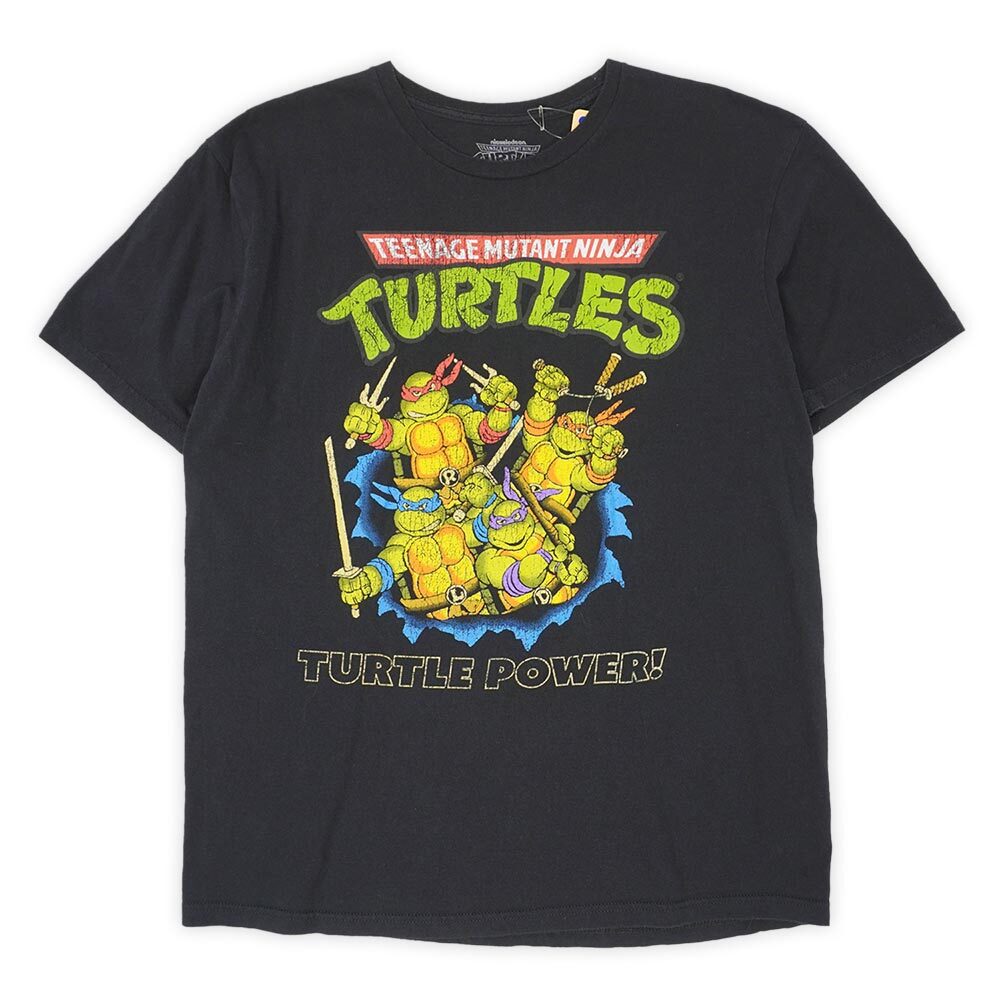 たっつー Teenage Mutant Ninja TURTLES キャラクタープリントTシャツ