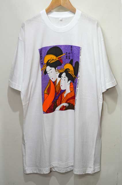 90's UKIYOE COLLECTION プリントTシャツ “喜多川歌麿 / DEADSTOCK”mtp01970602101560｜VINTAGE / ヴィンテージ-T-SHIRT