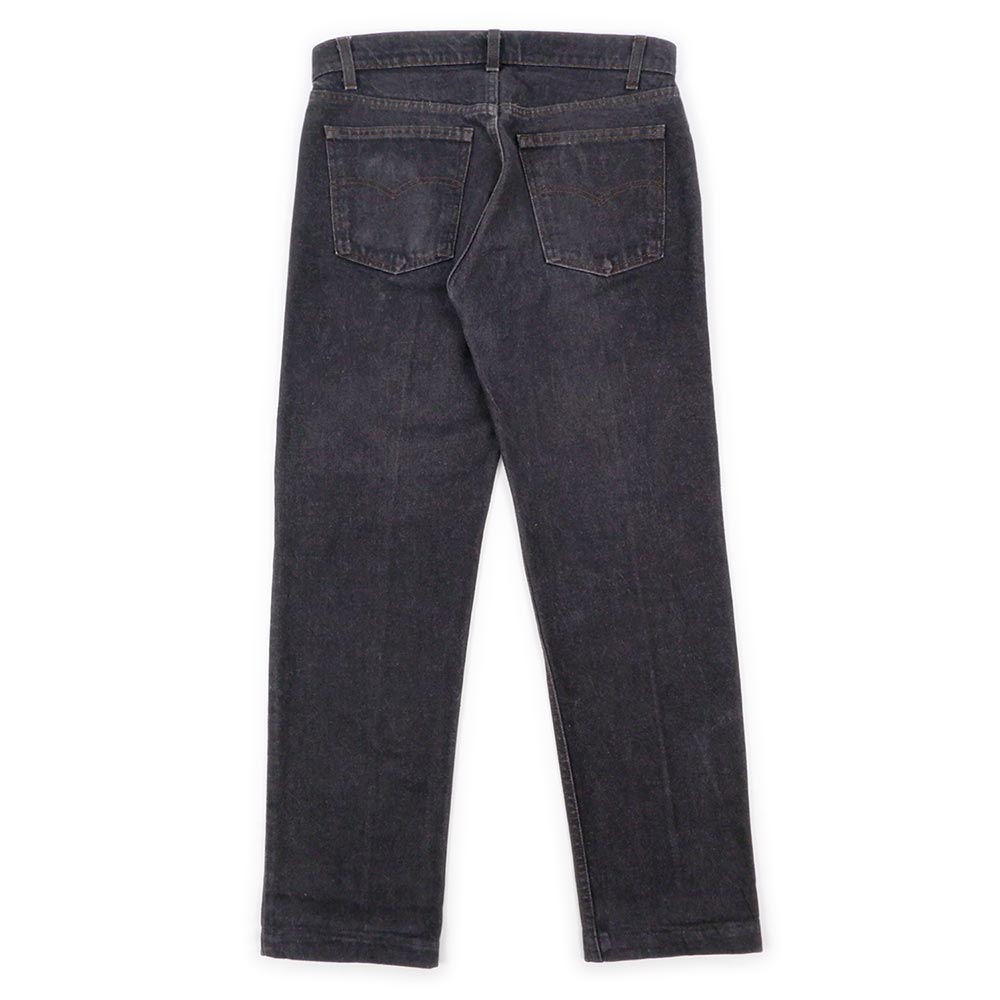 80's Levi's 505 先染め ブラック デニムパンツ
