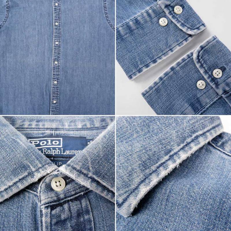 90's Polo Ralph Lauren レギュラーカラー デニムシャツ “PHILIP