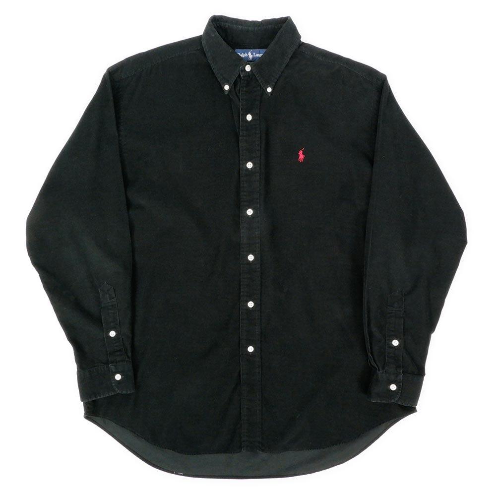90's Polo Ralph Lauren コーデュロイ ボタンダウンシャツ "BLAKE / BLACK
