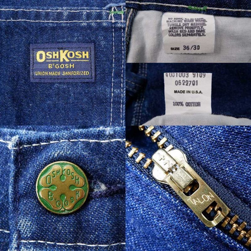 80's OSHKOSH デニムペインターパンツ 