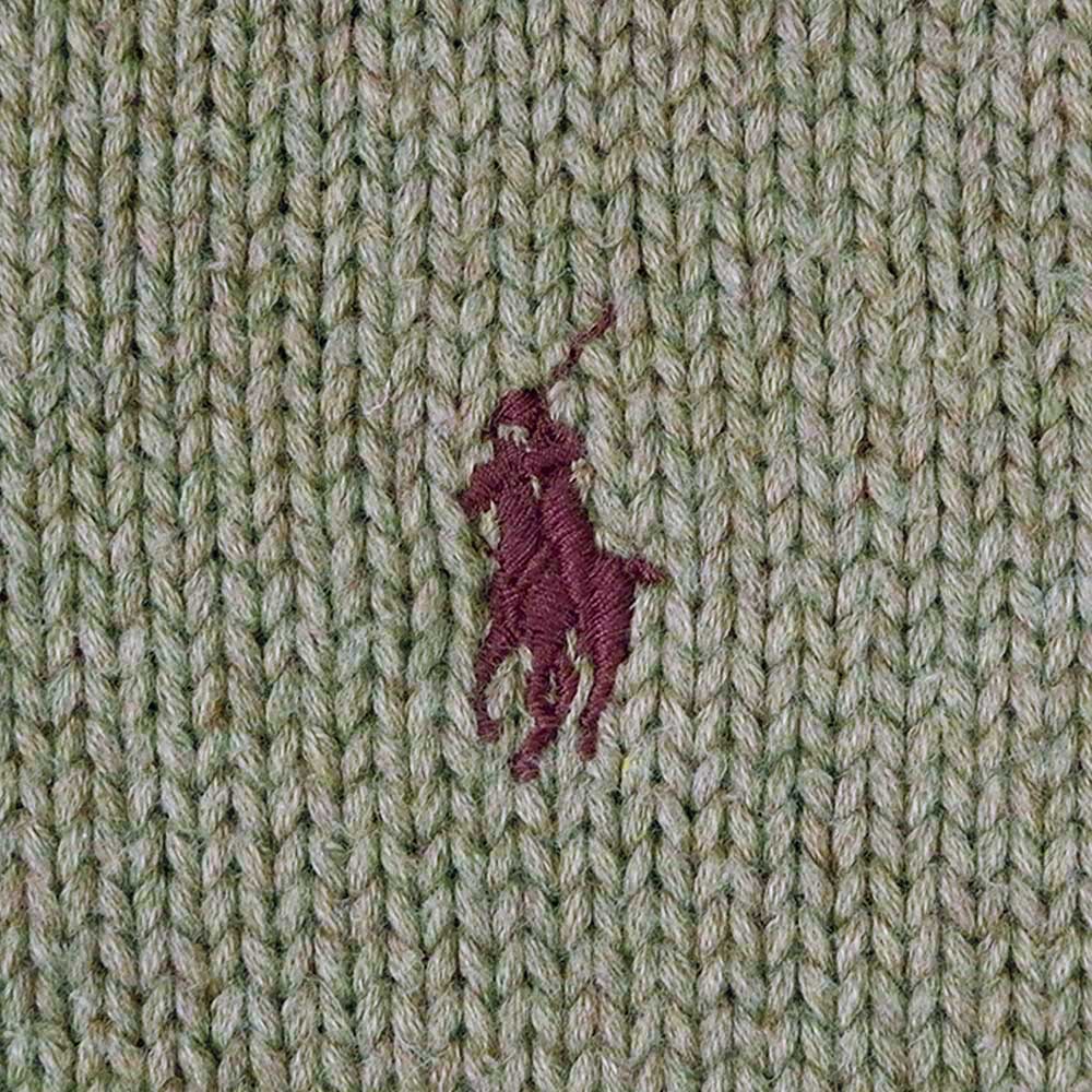 's Polo Ralph Lauren Vネック コットンニットベスト "OLIVE