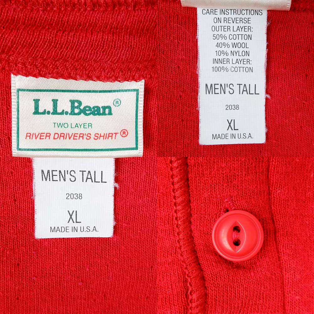 90's L.L.BEAN L/S ヘンリーネックカットソー “MADE IN USA”mtp01172201256365｜VINTAGE