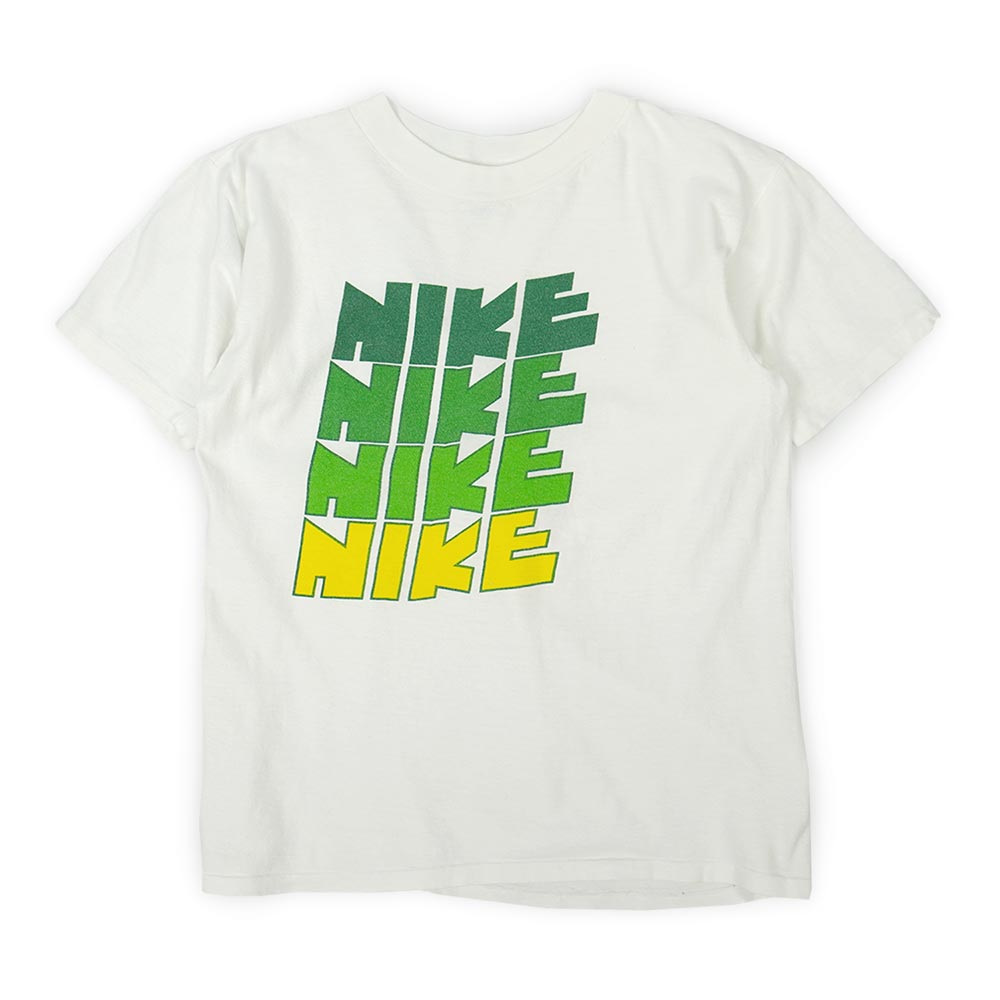 70's NIKE 染み込みプリントTシャツ 