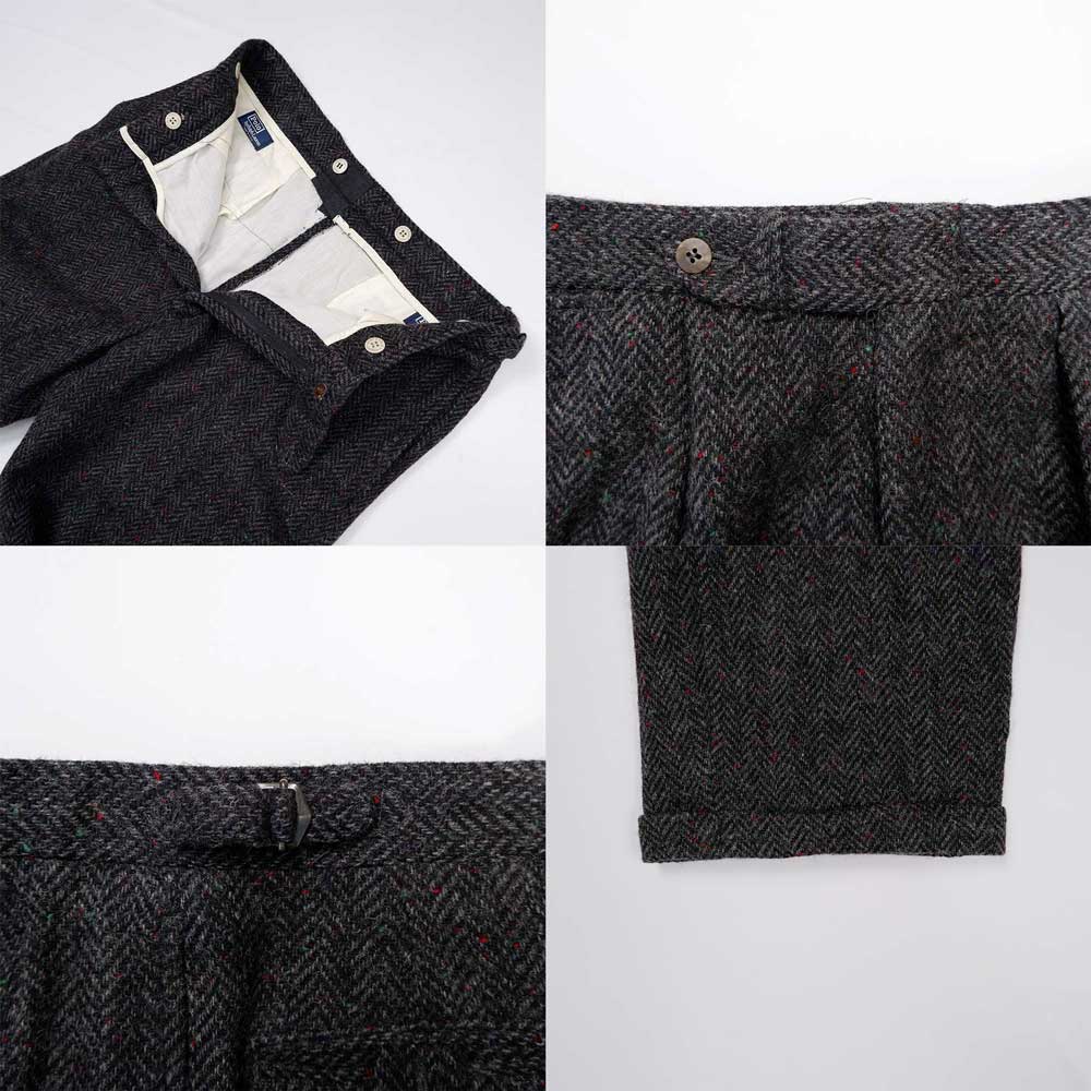 90's Polo Ralph Lauren 2タック ウールトラウザー “MADE IN USA
