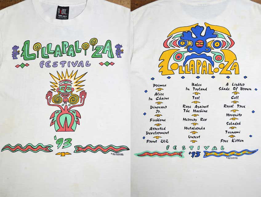 Lollapalooza Tシャツ JULY 28〜31,2022