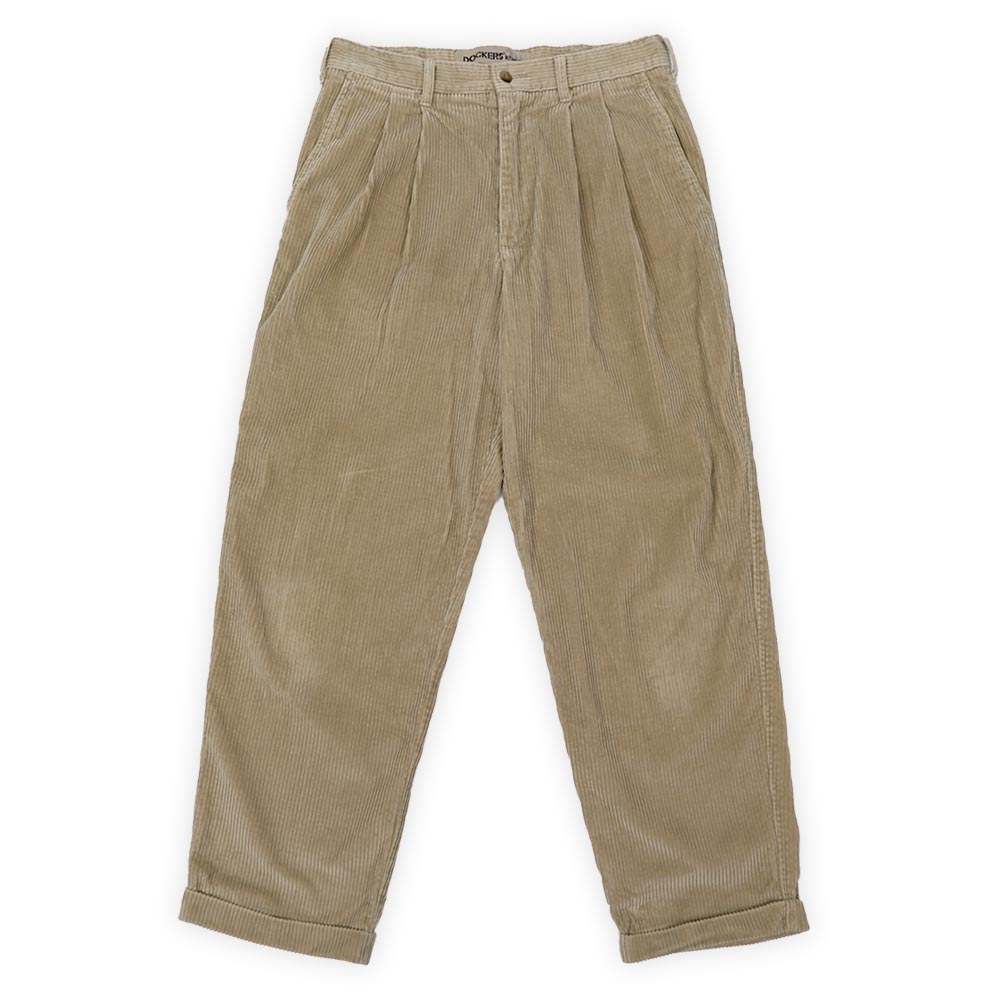 DOCKERS ツータック 太畝 コーデュロイパンツ メンズw30 /eaa374892