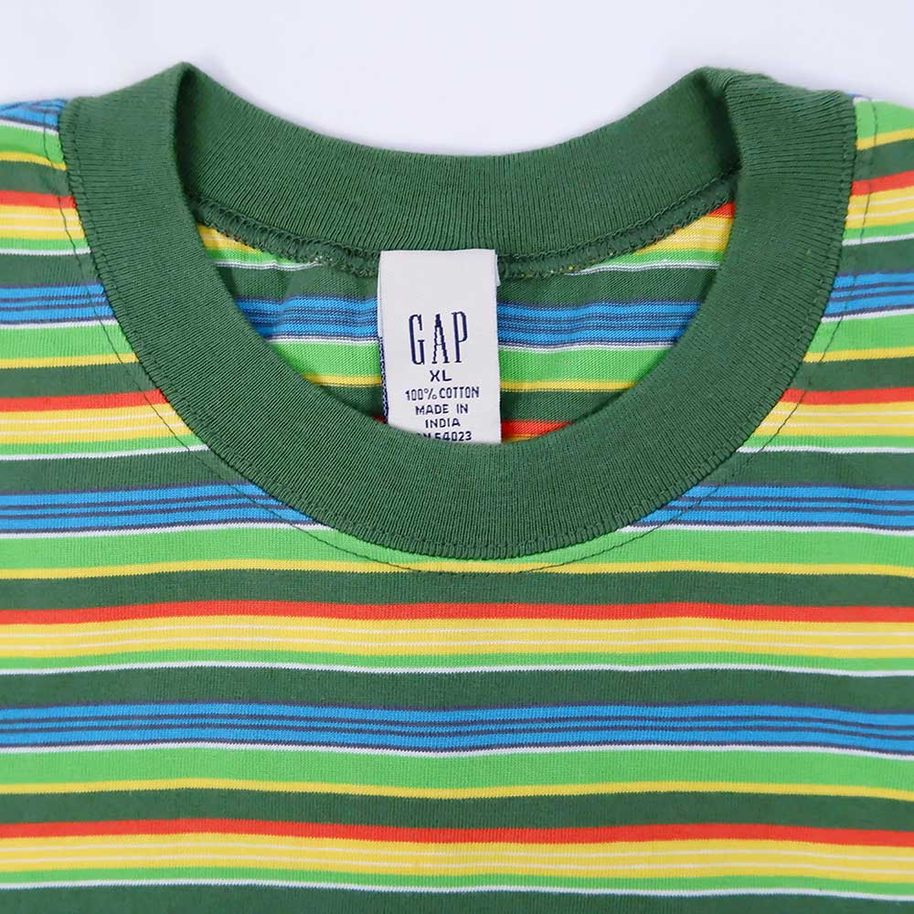 90's OLD GAP マルチボーダーTシャツ 