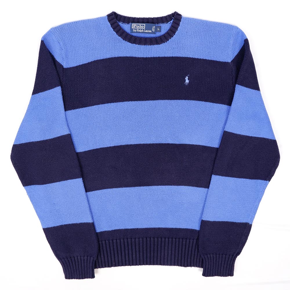 90's Polo Ralph Lauren ボーダー柄 コットンニット