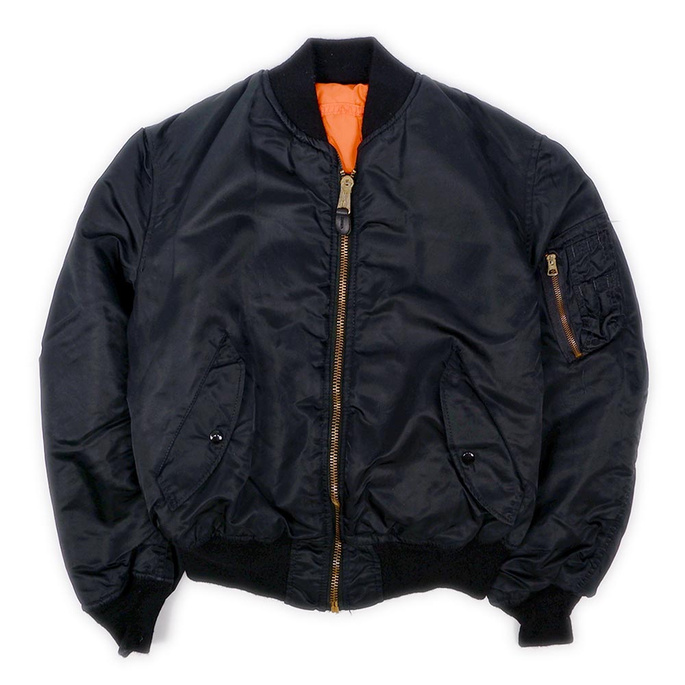 90's ALPHA MA-1フライトジャケット “BLACK”mot019c1503003069｜VINTAGE / ヴィンテージ